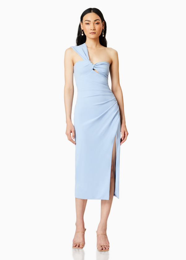 Celeste - Elliatt Fawn One Shoulder Dress in Sky Blue