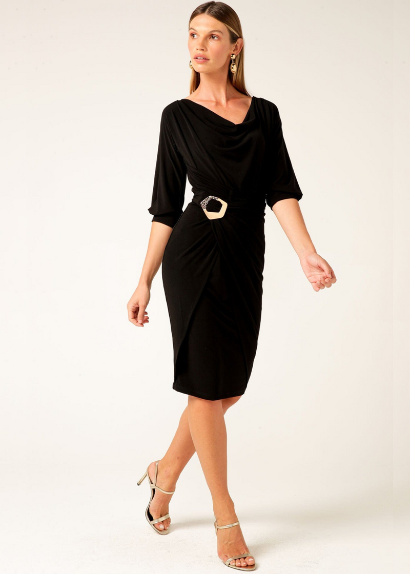 Hannah - Sacha Drake Cowl Tie Drape Dress